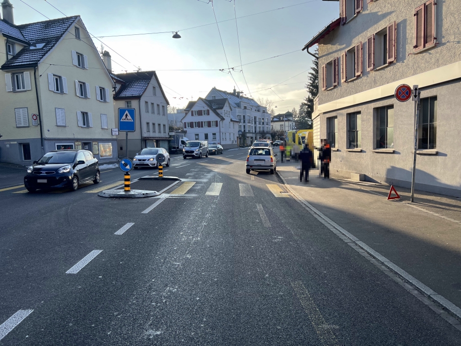 Unfallstelle Z&uuml;rcher Strasse